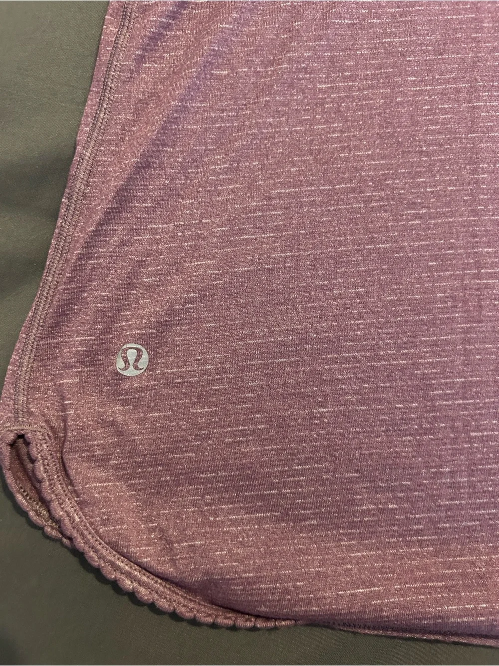 lululemon athletica Heathered Mauve Racerback Tank